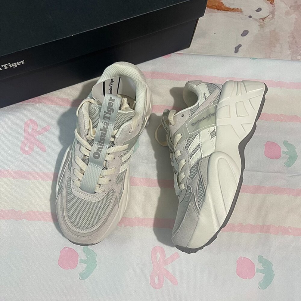 Onitsuka Tiger Lifestyle Shoes 'Grey White' Sneakers